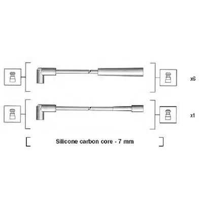 Komplet kablova za paljenje MAGNETI MARELLI 941425020940 IC-AAA616