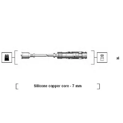 Komplet kablova za paljenje MAGNETI MARELLI 941455010942 IC-AAA614