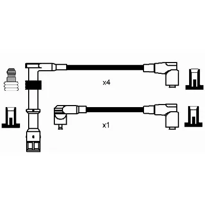 Komplet kablova za paljenje NGK RC-AD1101 7709 IC-9FB1A9