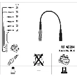 Komplet kablova za paljenje NGK RC-AD204 0504 IC-273606