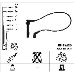 Komplet kablova za paljenje NGK RC-BW205 0548 IC-273626