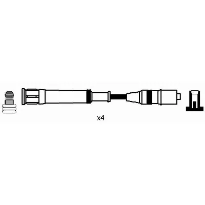 Komplet kablova za paljenje NGK RC-BW208 0551 IC-273629