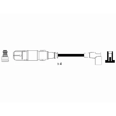 Komplet kablova za paljenje NGK RC-BW235 0579 IC-AF6A4A