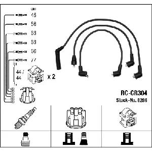 Komplet kablova za paljenje NGK RC-CR304 8286 IC-AF6A50
