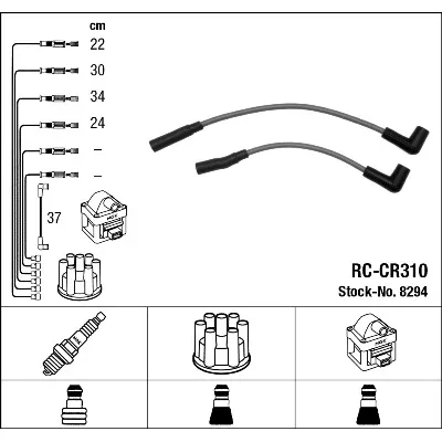 Komplet kablova za paljenje NGK RC-CR310 8294 IC-AF6A54