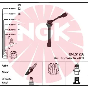 Komplet kablova za paljenje NGK RC-ES1206 44274 IC-C3CDBF