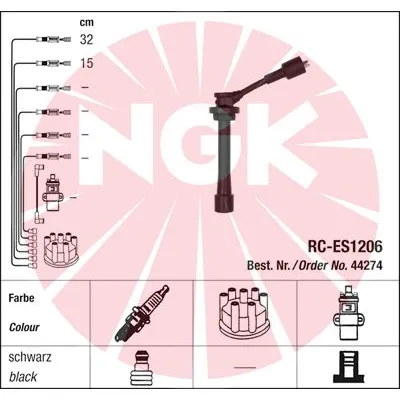 Komplet kablova za paljenje NGK RC-ES1206 44274 IC-C3CDBF