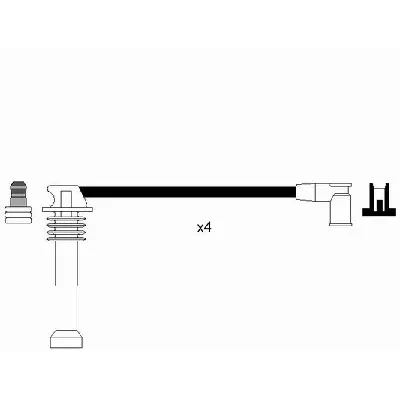 Komplet kablova za paljenje NGK RC-FD1207 6984 IC-AF6AAA