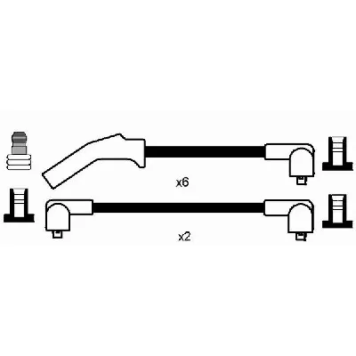 Komplet kablova za paljenje NGK RC-FD830 7406 IC-9BEA27