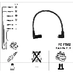 Komplet kablova za paljenje NGK RC-FT602 8193 IC-AF6ACF