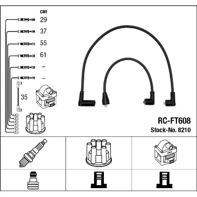 Komplet kablova za paljenje NGK RC-FT608 8210 IC-415192