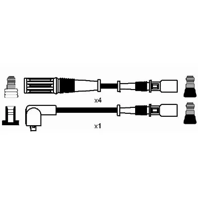 Komplet kablova za paljenje NGK RC-LC615 7207 IC-AF6B1A