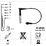 Komplet kablova za paljenje NGK RC-MB203 0738 IC-273592