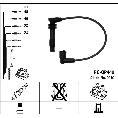 Komplet kablova za paljenje NGK RC-OP440 0810 IC-273891