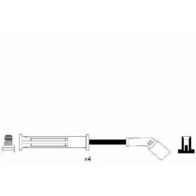 Komplet kablova za paljenje NGK RC-RN1203 4081 IC-AF6BAD