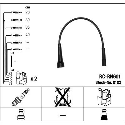 Komplet kablova za paljenje NGK RC-RN601 8183 IC-99E188