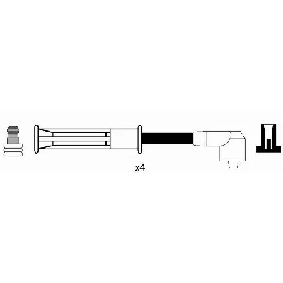 Komplet kablova za paljenje NGK RC-RN658 7200 IC-634409