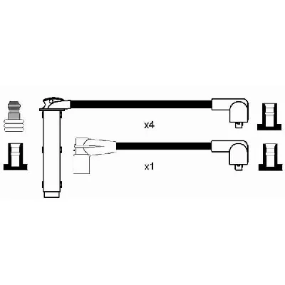 Komplet kablova za paljenje NGK RC-RV1201 2585 IC-AF6BBF