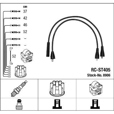 Komplet kablova za paljenje NGK RC-ST405 0906 IC-273860