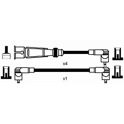 Komplet kablova za paljenje NGK RC-ST902 7313 IC-A02B4B