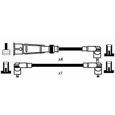 Komplet kablova za paljenje NGK RC-VW219 0950 IC-273680