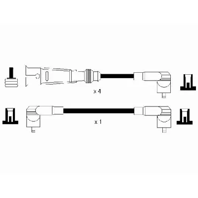 Komplet kablova za paljenje NGK RC-VW233 0964 IC-634394