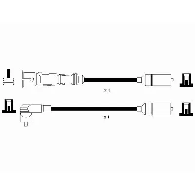 Komplet kablova za paljenje NGK RC-VW246 7363 IC-942001