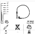 Komplet kablova za paljenje NGK RC-VW247 7013 IC-AF6C86