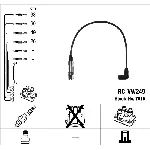 Komplet kablova za paljenje NGK RC-VW249 7015 IC-AF6C87