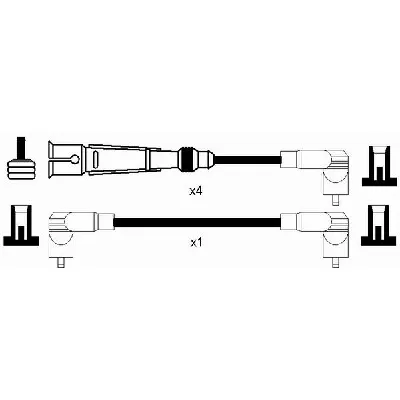 Komplet kablova za paljenje NGK RC-VW902 8618 IC-AF6C88