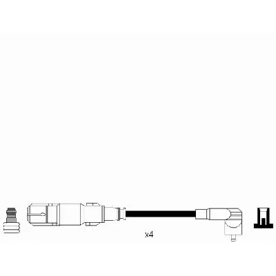 Komplet kablova za paljenje NGK RC-VW907 7302 IC-AF6C8B