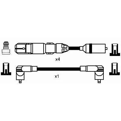 Komplet kablova za paljenje NGK RC-VW912 7318 IC-AF6C8C