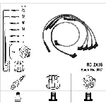 Komplet kablova za paljenje NGK RC-ZX16 9917 IC-290397