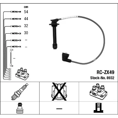 Komplet kablova za paljenje NGK RC-ZX49 8932 IC-AF6CB3