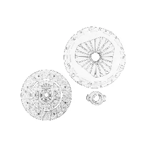 Komplet kvačila OE IVECO 42575796 IC-DEFBCA