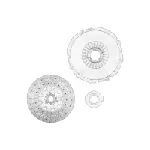 Komplet kvačila OE IVECO 500086761 IC-215100