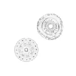 Komplet kvačila OE VW 04L 141 015P IC-G0NOBR