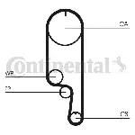 Komplet zupčastog kaiša CONTI CT 1008 K1 IC-BAF35F Komplet zupčastog kaiša CONTI CT 1008 K1 IC-BAF35F