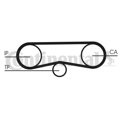 Komplet zupčastog kaiša CONTI CT 1018 K1 IC-A05770