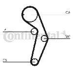 Komplet zupčastog kaiša CONTI CT 1048 K1 IC-BAF395 Komplet zupčastog kaiša CONTI CT 1048 K1 IC-BAF395
