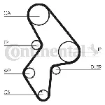 Komplet zupčastog kaiša CONTI CT 1061 K2 IC-A05774 Komplet zupčastog kaiša CONTI CT 1061 K2 IC-A05774