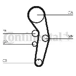 Komplet zupčastog kaiša CONTI CT 1090 K2 IC-A35B8D Komplet zupčastog kaiša CONTI CT 1090 K2 IC-A35B8D
