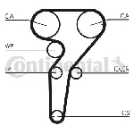 Komplet zupčastog kaiša CONTI CT 1149 K1 IC-C17C7F Komplet zupčastog kaiša CONTI CT 1149 K1 IC-C17C7F