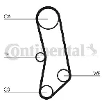 Komplet zupčastog kaiša CONTI CT 503 K1 IC-290674 Komplet zupčastog kaiša CONTI CT 503 K1 IC-290674