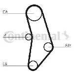 Komplet zupčastog kaiša CONTI CT 520 K1 IC-270370 Komplet zupčastog kaiša CONTI CT 520 K1 IC-270370