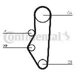 Komplet zupčastog kaiša CONTI CT 525 K1 IC-270377 Komplet zupčastog kaiša CONTI CT 525 K1 IC-270377