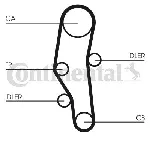 Komplet zupčastog kaiša CONTI CT 589 K1 IC-307117 Komplet zupčastog kaiša CONTI CT 589 K1 IC-307117