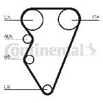 Komplet zupčastog kaiša CONTI CT 708 K1 IC-9EC491 Komplet zupčastog kaiša CONTI CT 708 K1 IC-9EC491
