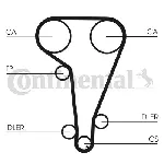 Komplet zupčastog kaiša CONTI CT 728 K1 IC-9EC499 Komplet zupčastog kaiša CONTI CT 728 K1 IC-9EC499