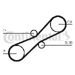 Komplet zupčastog kaiša CONTI CT 791 K1 IC-A35B13 Komplet zupčastog kaiša CONTI CT 791 K1 IC-A35B13